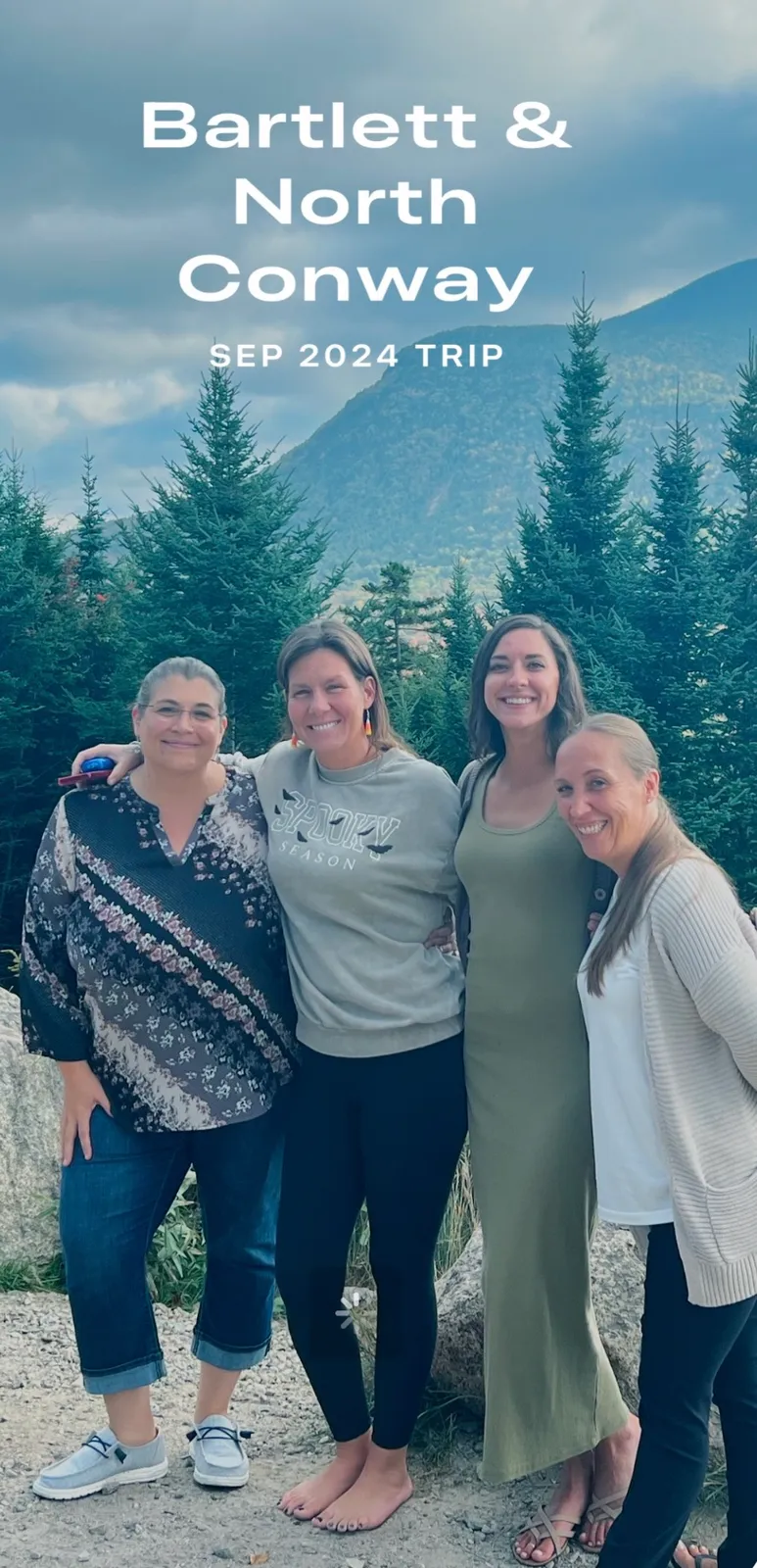 Chrysalis Recovery Center group in Bartlett and North Conway in 2024
