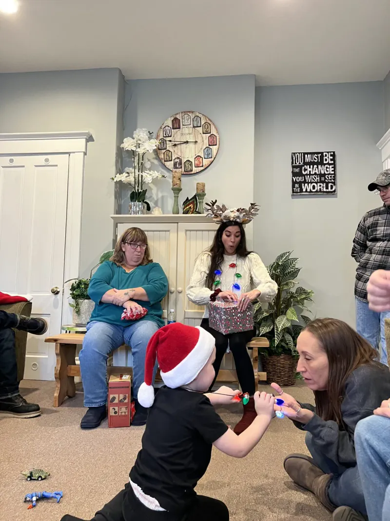 Chrysalis Recovery Center staff at work during Christmas in 2025