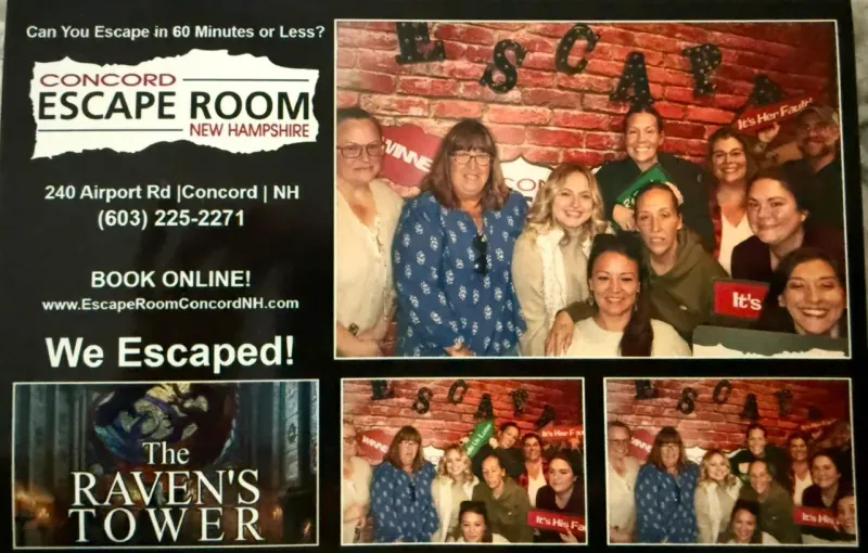 Chrysalis Recovery Center team at an escape room in 2025