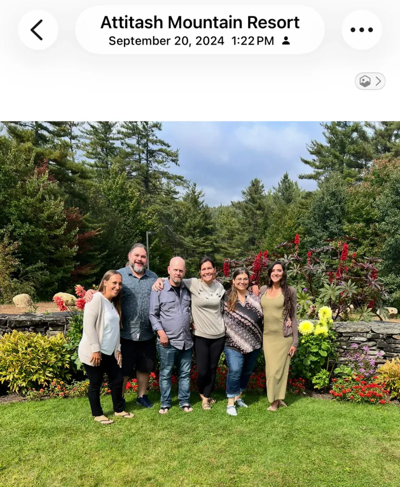 Chrysalis Recovery Center team at Attitash in 2024
